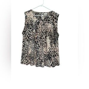 Calvin Klein Leopard Print Sleeveless